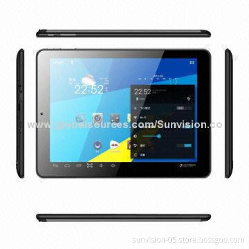 9.7-inch Allwinner A23 Dual-core 3G Tablet PCs with 100-240V AC, 50-60Hz Input Range
